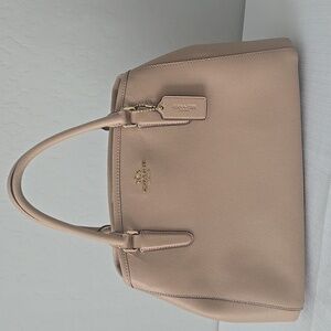 COACH Margot Carryall Crossgrain Leather Bag